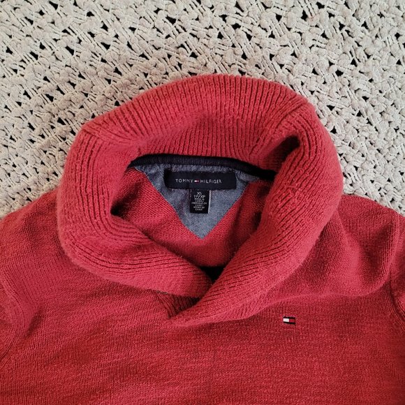 Tommy Hilfiger Men Red Sweater - Picture 5 of 12